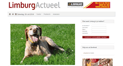 Desktop Screenshot of limburg-actueel.be
