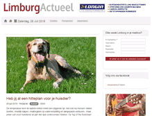 Tablet Screenshot of limburg-actueel.be